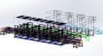 Paint spraying equipment set