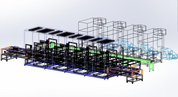 Paint spraying equipment set