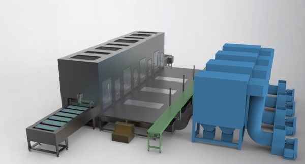 Paint spraying equipment set
