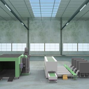 Paint spraying equipment set