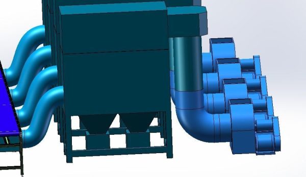 Paint spraying equipment set