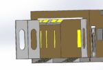 Paint spraying equipment set