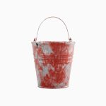 Painted Scrapped Steel Bucket 01