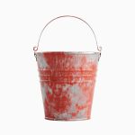 Painted Scrapped Steel Bucket 01
