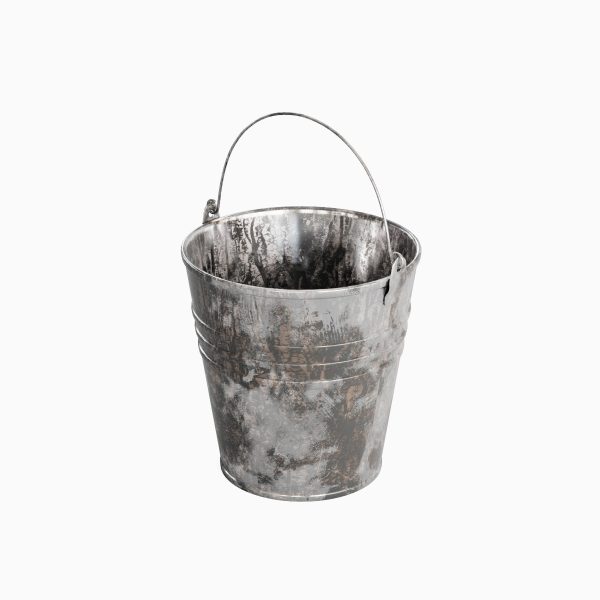 Painted Scrapped Steel Bucket 03