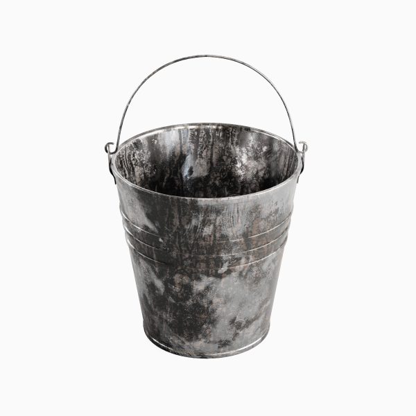 Painted Scrapped Steel Bucket 03