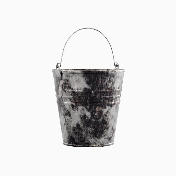 Painted Scrapped Steel Bucket 04