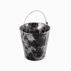 Painted Scrapped Steel Bucket 04
