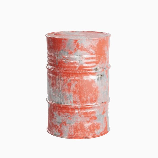 Painted Steel Barrel 01