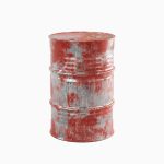 Painted Steel Barrel 01