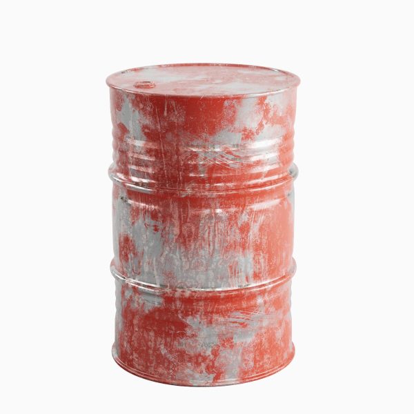 Painted Steel Barrel 01