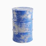 Painted Steel Barrel 02