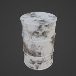 Painted Steel Barrel 03