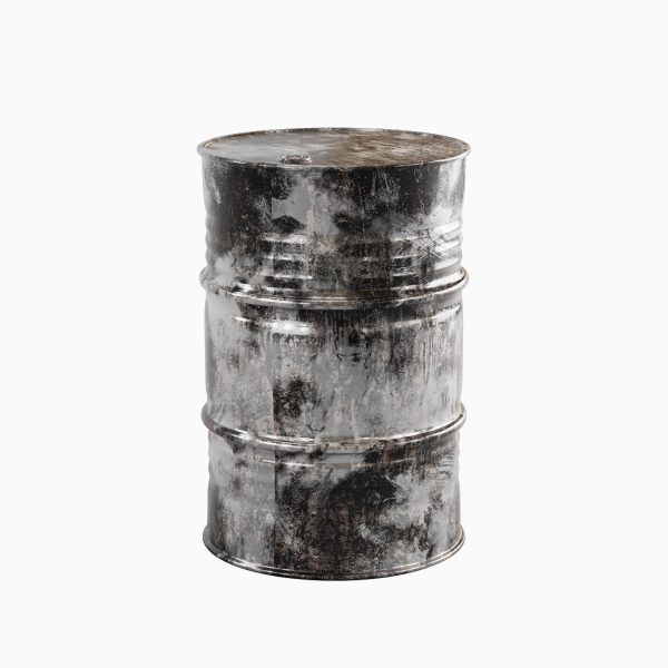 Painted Steel Barrel 04