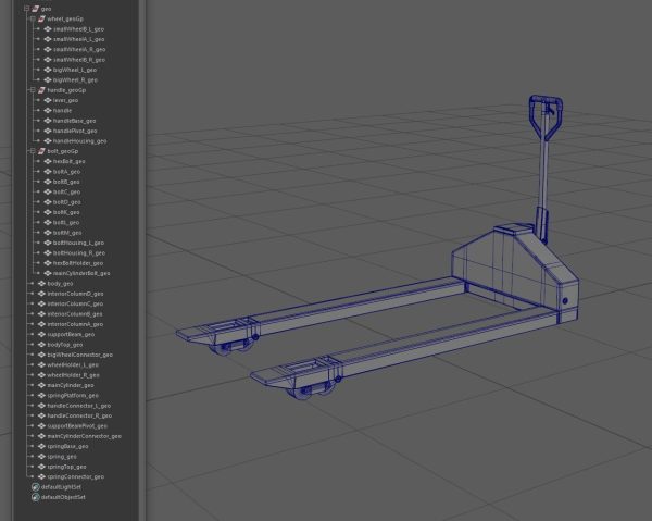 Pallet Loader Industrial Hand Brake Pallet Jack