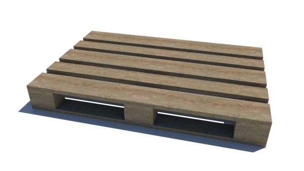 Pallet with Boxes Low poly