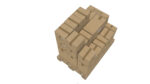 Pallet with Boxes Low poly