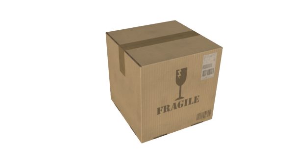 Pallet with Boxes Low poly