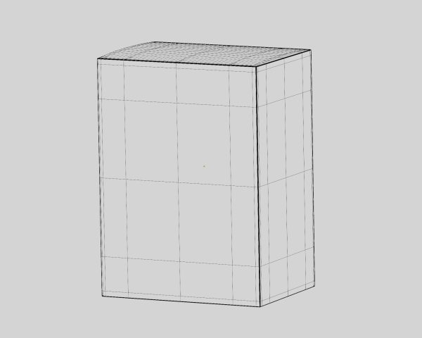Paper box 3d model