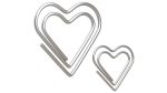 Paper Clip Heart Shape Metal