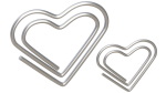 Paper Clip Heart Shape Metal