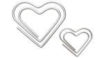 Paper Clip Heart Shape Metal