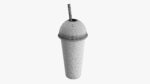 Paper cold cup 22 oz with translucent solo dome lid 01