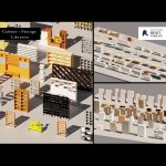 Parametric Revit Families Collection - Cabinets storage