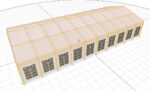 Party or storage tent 10x20m