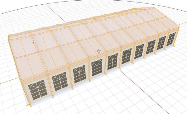 Party or storage tent 10x20m