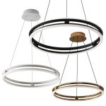 Paulo Led Chandelier by Huxe Pendant Lamp