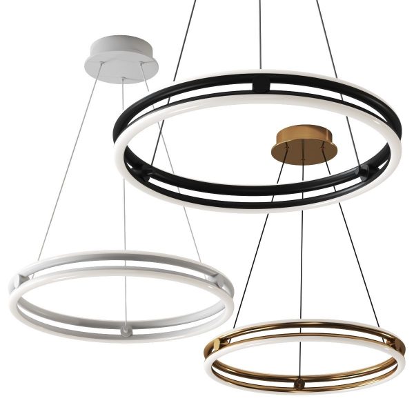 Paulo Led Chandelier by Huxe Pendant Lamp