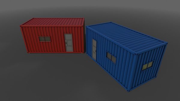 PBR Container House AA 20ft V1