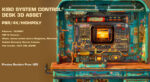PBR Control Desk 3d asset