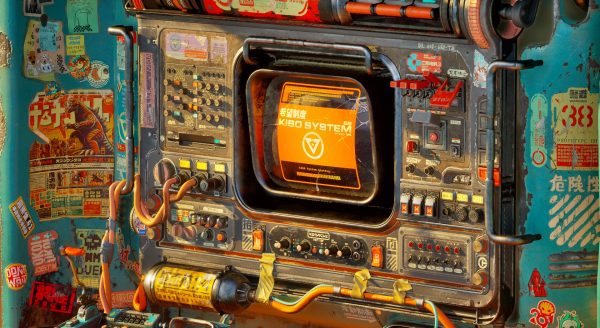 PBR Control Desk 3d asset