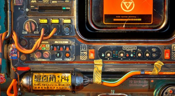 PBR Control Desk 3d asset