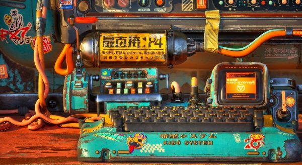 PBR Control Desk 3d asset