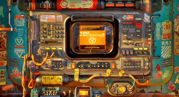 PBR Control Desk 3d asset