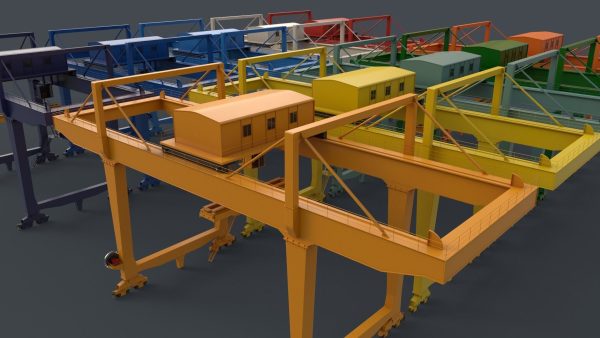 PBR Gantry Cranes - Mega Pack