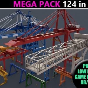 PBR Gantry Cranes - Mega Pack