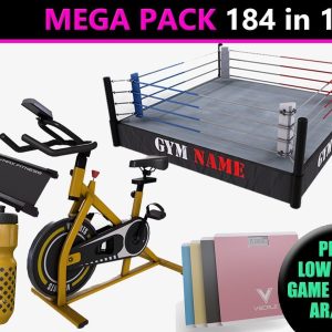 PBR Gym Fitness Equipment - Mega Pack