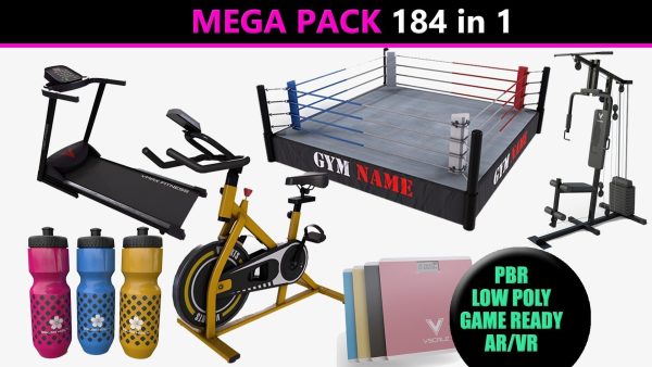 PBR Gym Fitness Equipment - Mega Pack