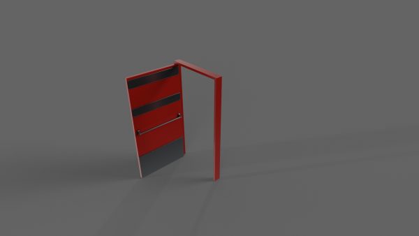 PBR Industrial Door B1