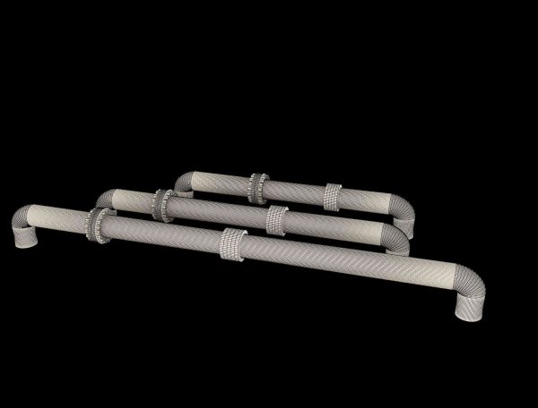 PBR Industrial Gas Pipes m5
