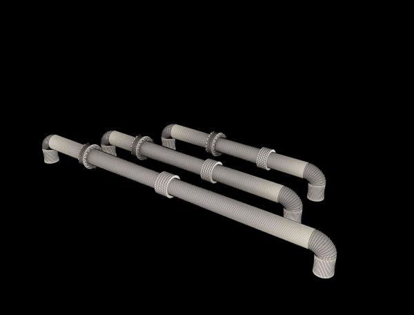 PBR Industrial Gas Pipes m5