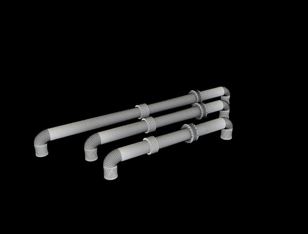 PBR Industrial Gas Pipes m5