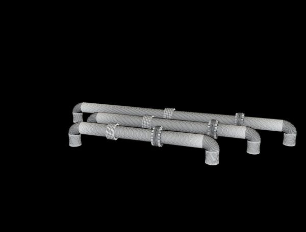 PBR Industrial Gas Pipes m5