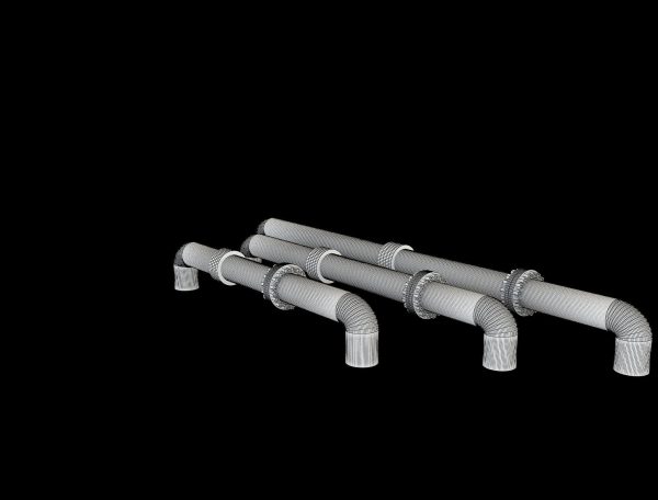 PBR Industrial Gas Pipes m5