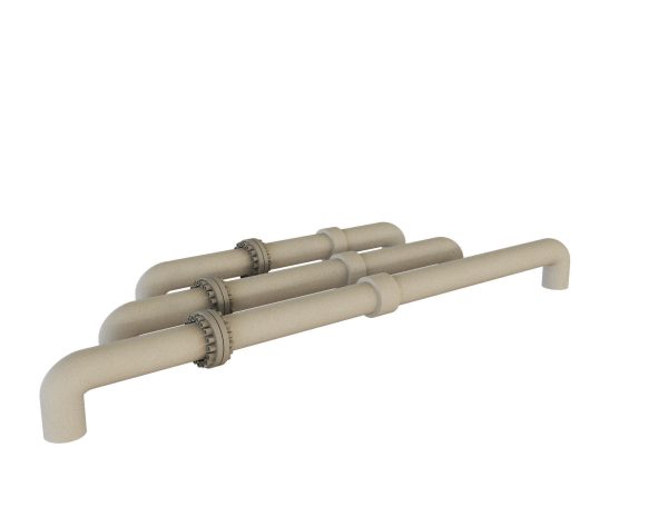 PBR Industrial Gas Pipes m5