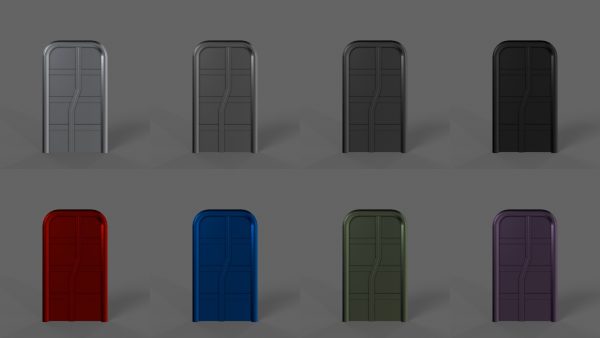 PBR Sci-Fi Door 1
